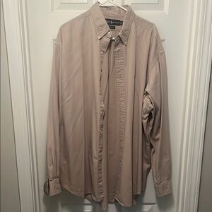 Polo by Ralph Lauren Tan Casual Button Down Shirt